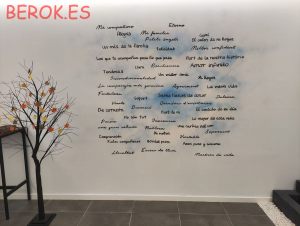 Mural Lettering Interior Funeraria De Mascotas Cel Amic Sant Fruitos De Bages 300x100000